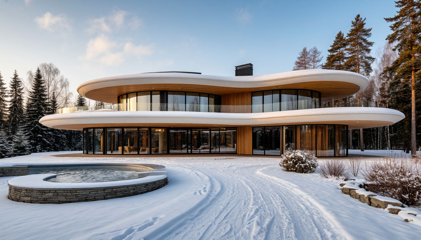 Проект шикарного поместья в Московской области